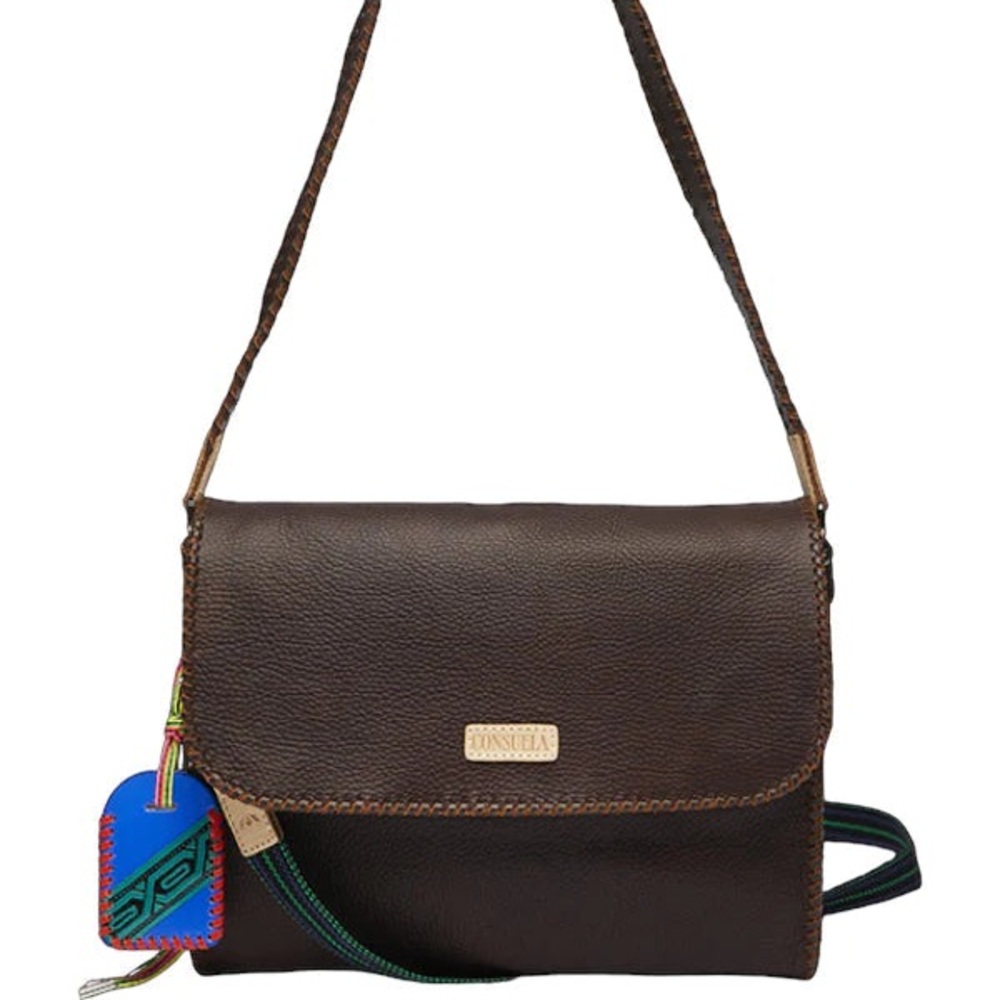 SOLD NWT Consuela Isabel Around Town rich dark brown leather